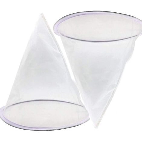 Ensemble de 2 filtres à miel avec filtre conique en nylon et anneau métallique pour l'apiculture et l'extraction du miel (1/4)