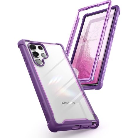 Lila 360-Hülle für Samsung Galaxy S22 Ultra 5G (1/5)