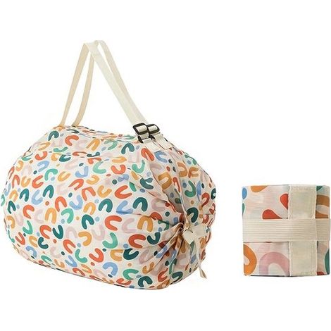 Bolsa de compras – Compacta y plegable – Unisex – Talla para adultos – Bolsa de compras plegable – Estilo E (1/5)