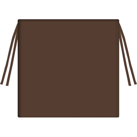 TIP 40x40 braunes Gartenstuhlkissen, wasserdicht, abnehmbarer Bezug (1/5)