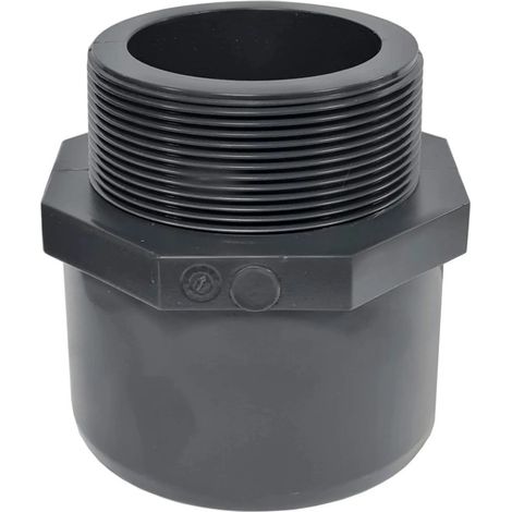 Racor de presión de PVC 50x60, para pegar hembra 63 macho 75 mm