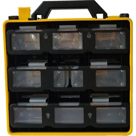 Link Valigetta 12 Compartimenti Estraibili per Attrezzi Minutera 30x28x15cm