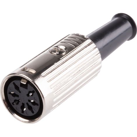 Connecteur DIN RS PRO, 7 contacts, Femelle, Montage sur câble ( Prix pour 1 )