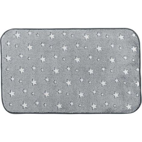 Tapis Enfant "Phosphorescent Fluo" 50x80cm Gris (1/3)