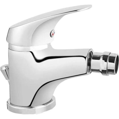 Rubinetto per bidet cromato moderno a mono-foro