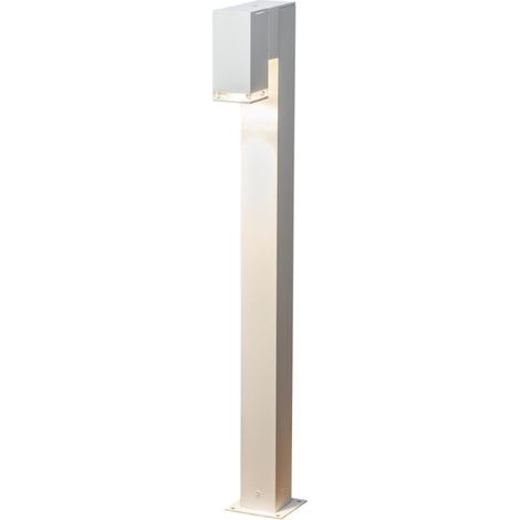 Konstsmide Pollux Borne Courte Extérieure Moderne Blanc GU10 1M, IP44 (1/3)