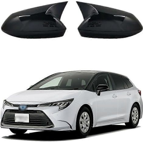 Passend für Toyota Corolla (Baujahre 2020–2023): Rückspiegelgehäuse mit Rahmen – Carbonfaser, rechte Seite