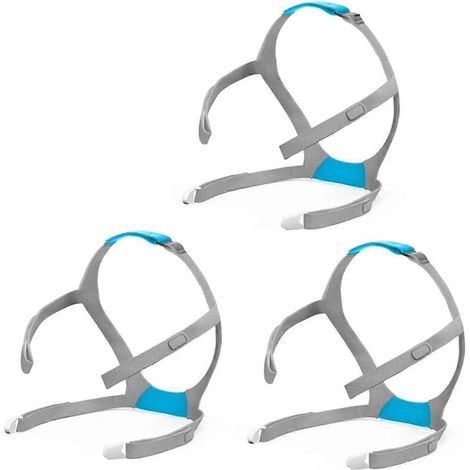 Sangle De Rechange Pour Masque Cpap F30 - Fibres Douces Respirantes - Extensible Avec Attaches Nylon Renforcées - Lot De 3 (1/5)