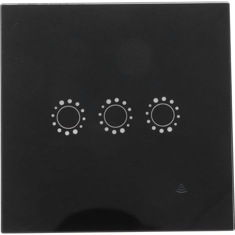 Interrupteur tactile intelligent à distance WiFi, interrupteur mural tactile intelligent, commande vocale via application, UE 95-250 V 10 A (1/5)
