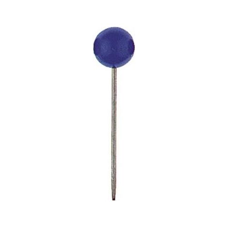 ALCO Markierungsnadel, Rundkopf, Kopfgröße: 5 mm, Spitzenlänge: 16 mm, dunkelblau (1/3)