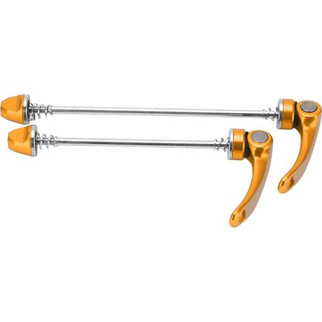 Bolany Fahrrad-Schnellspanner-Achsenhebel, Aluminiumlegierung, 100 mm hinten, 135 mm hinten, Ersatzteile, Gold (1/5)