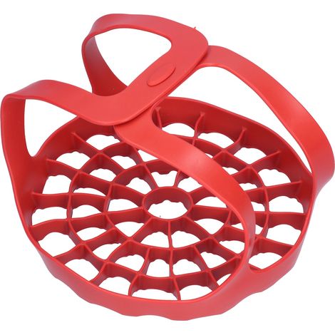 Panier vapeur multifonctionnel portable en silicone, égouttoir, autocuiseur, support pour ustensiles de cuisson (1/5)