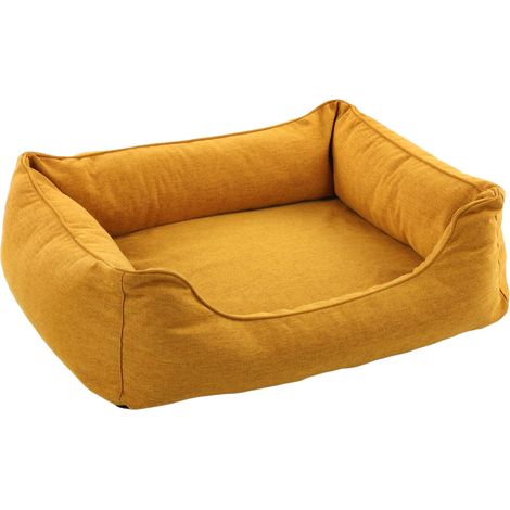 Lit pour Chien Chat - Coussin pour Chien Chat - Panier pour Chien Chat - 80x67x22cm - Lavable - Fond Anti-dérapant - Housse Amovible Lieu de Couchage Doux et Confortable (1/4)