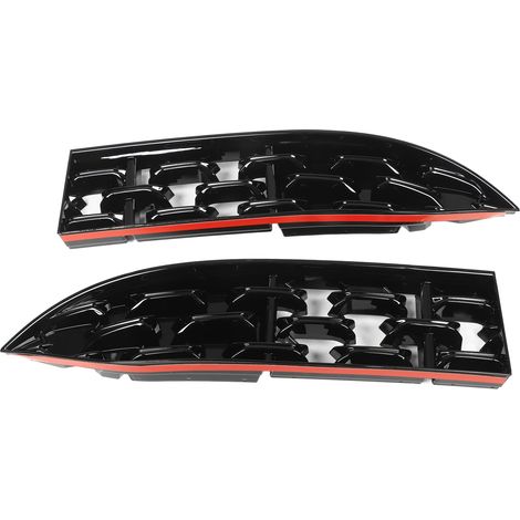 2 Stück Frontgrillschutz, glänzend schwarz, Grill-Netzeinsätze, Zierleisten, Ersatz für Mazda CX-5 2022+ (1/5)