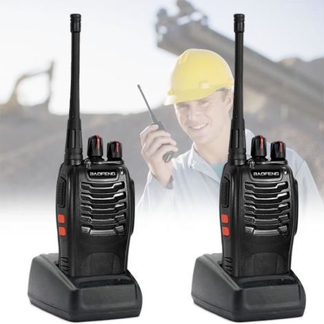 Baofeng BF-888 s 2PCS talkie walkie UHF 400-470MHZ 2 voies Radio 16CH 5W longue portee ARVA (1/4)