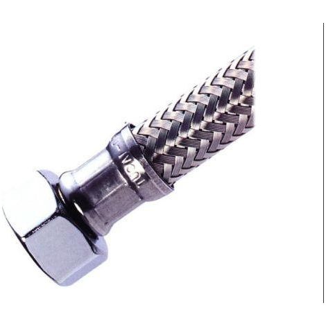 Latiguillo flexible inoxidable m-h 3/8 pulg, 30 cm