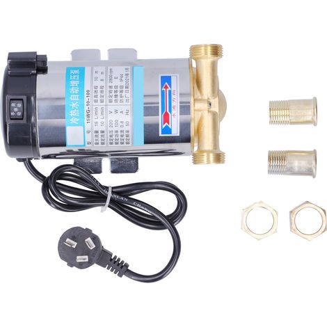 Pompe de surpression silencieuse eau froide et chaude 100W G1in 15WG-10-100 AC220V prise AU (1/5)