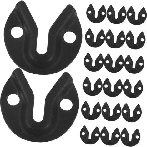 20 Pièces Heavy Duty Keyhole Wall Hangers Metal Picture Frame Fasteners Secure Mirror Mounting Brackets For Office Home Bedroom Bathroom
