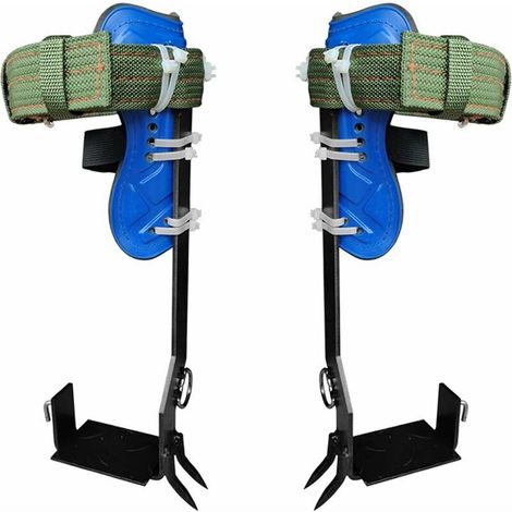 Kit d'escalade d'arbre avec pointes en acier inoxydable – Sangles de ceinture réglables – Poids léger – Capacité 330LB
