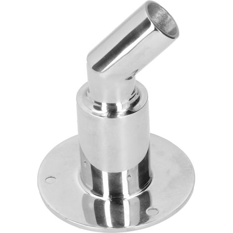 Raccord de plomberie traversant la coque du bateau, coude à 90°, en acier inoxydable, pour tuyau de 7/8 po de diamètre intérieur. (1/5)