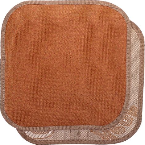 Coussin de Siège Chaise, Rafraîchissant en Rotin et Soie Glacée, (1/5)