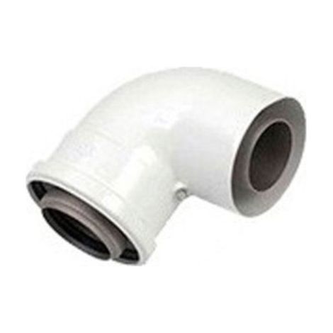 Codo 60/100 X 87º para calderas de condensación de Vaillant (1/2)