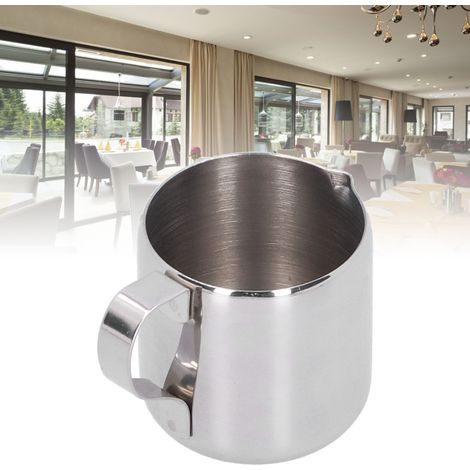 Pitcher à lait inox 304 60ml pour mousse à café, idéal maison et bar (1/5)