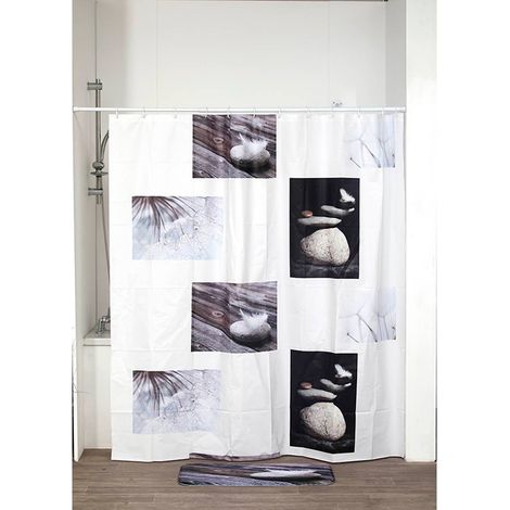 Duschvorhang peva 180x180 cm - divine - Tendance
