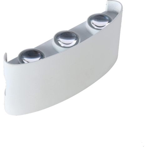 Applique murale LED intérieure blanc chaud pour salon et jardin