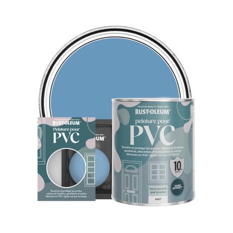 Peinture pour PVC, Finition Mate - Bleuet (1/3)