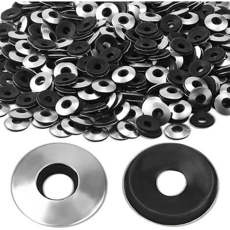 200 Pièces Rondelles D'Étanchéité Epdm M6,Rondelle Caoutchouc Entretoise Caoutchouc Joints Bague D'Étanchéité Joint Torique Rondelle en Acier Neoprene (M6.3X16mm) (1/5)