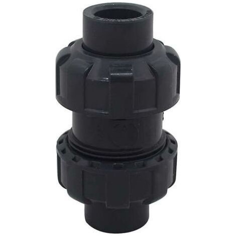 Clapet anti retour a boule 20 25 32 40 50 63mm clapet piscine clapet antiretour anti refoulement pvc vanne soupape anti retour (Diamètre intérieur 32mm) (1/4)