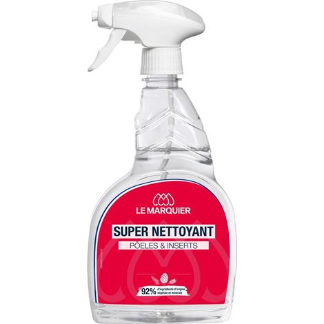 LE MARQUIER Super nettoyant vitre poêle et insert - 750 ml - Made in France
