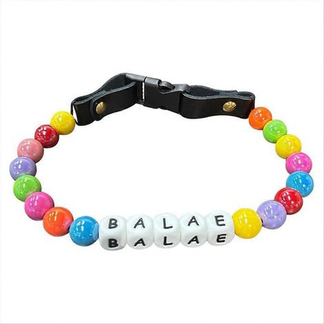 Collier pour chien à perles, collier amovible, jolis colliers colorés à perles pour chiens, collier d'identification pour chien (1/5)
