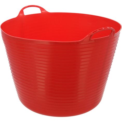 Kerbl Trog FlexBag rot flexibler Futtertrog, Fassungsvermögen 60 Liter