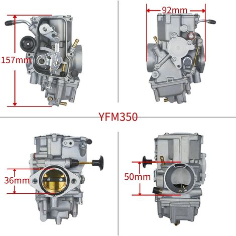 Carburetor compatible with PV36 YFM350X Warrior CARB Warrior350 (1/4)