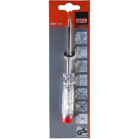 FPLUS buscapolo b.plana 3x100 bahco , Comprobador VDE de 150-250 V

Mango: Mango de plástico transparente, resistente a los impactos

Varilla: Acero de alta calidad. Niquelada-plat