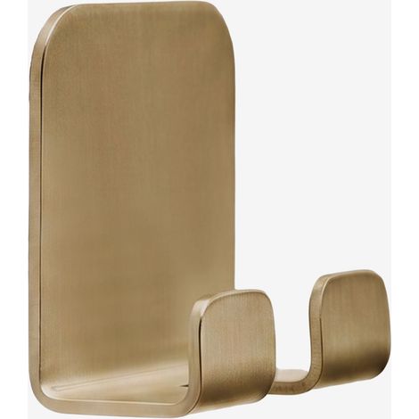 SKLUM Selbstklebender Handtuchhalter für das Badezimmer aus Edelstahl Ondreli Gebürstetes Gold                                  
