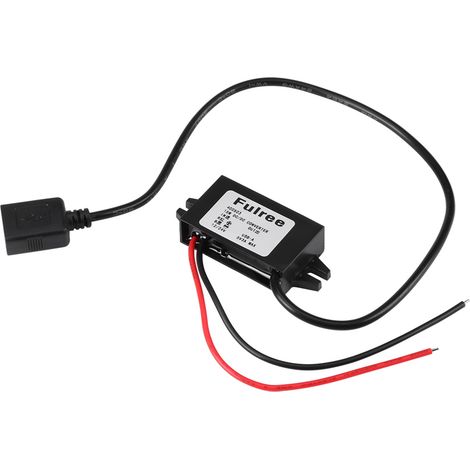 Ej.Life CC-CC Adaptateur abaisseur 12V / 24V à USB 5V 3A Convertisseur Convertisseur Étanche Convertisseurs De Câble (1/5)