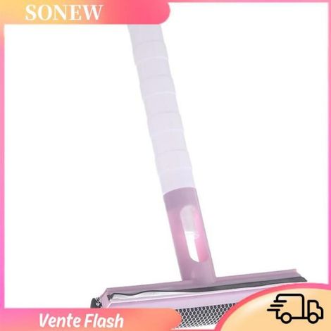 Sonew Outil de nettoyage de vitres 3 En 1 Nettoyant Pour Vitres Grattoir Démonter La Tige electromenager lave-vitre Bleu Rose (1/5)
