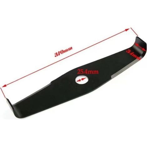 Lame de rechange pour débroussailleuse - - 2 dents - Spéciale ronces - Universelle - Tranchant 310 mm (1/3)