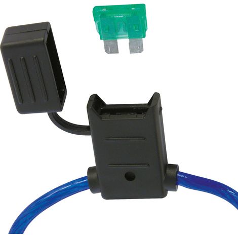 Adnauto – Porte-fusible pour voiture 30A – Fusible rapide – Protection circuit électrique – Installation facile (1/2)
