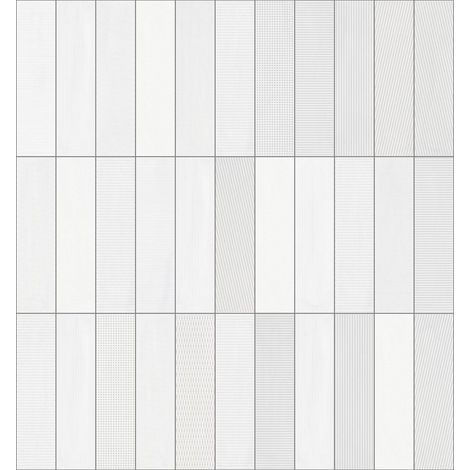 Carrelage Zellige Paris blanc Brillant 8x31.5 cm (1/2)