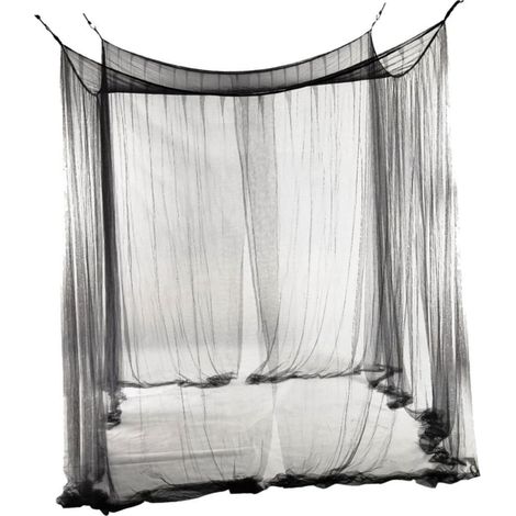 Moustiquaire européenne, de lit, ciel lit noir (1/5)