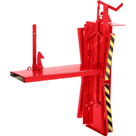 RR Industrietechnik Gitterboxwender 570x1640x450mm 450kg Tragkraft RAL 3000 Feuerrot