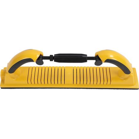 Verstellbarer 70x400mm ABS-Handschleifklotz mit Staubabsaugung für Autos, beflockter Griff (1/5)