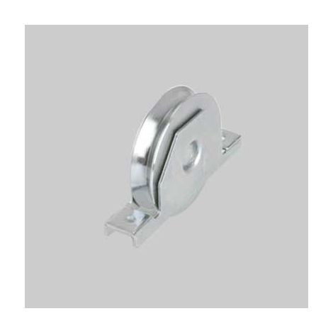 Ruota con supporto interno per cancelli gola y a cuscinetti 120 mm