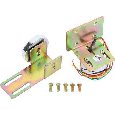 Serrure électromagnétique 12V, Force de maintien de 132,3lb, petit magnétique électrique pour porte automatique