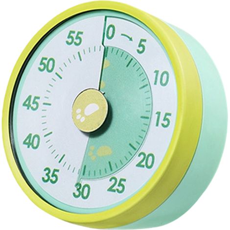 Temporizador Infantil - 1 a 60 Minutos - Indicación Visual por Colores - Función Cronología - Imán Trasero - 1 Unidad (1/5)