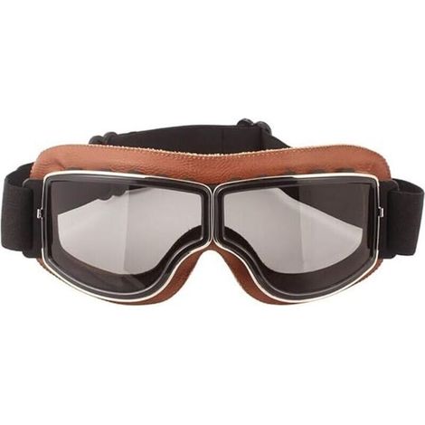 Lunettes de protection rétro pour moto - Anti-buée - Chaudes - Pour l'équitation, le VTT, le motocross